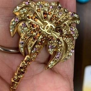 Very rare Palm tree brooch